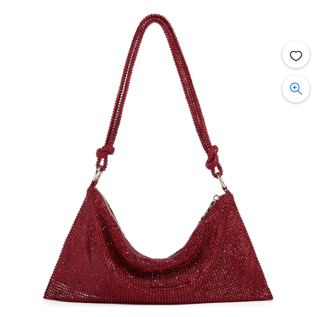 Crystal Knot Bag Red  Brand New